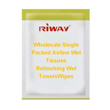 Custom Single Sachet Refreshing Wet Tissue Moist Towelettes